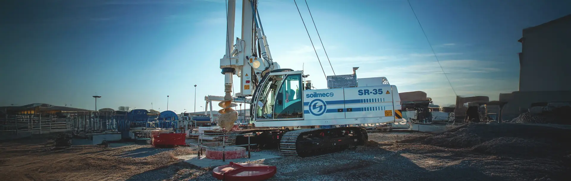 Descubre la perforadora de pilotes SR-35 EVO