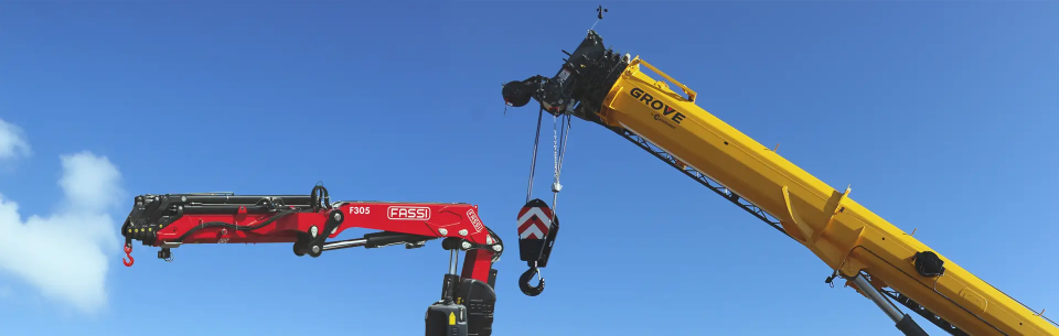 La mejor grúa: titán, articulada o montada en camión
