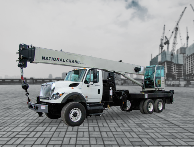 Grúa montada sobre camión National Crane 1400A