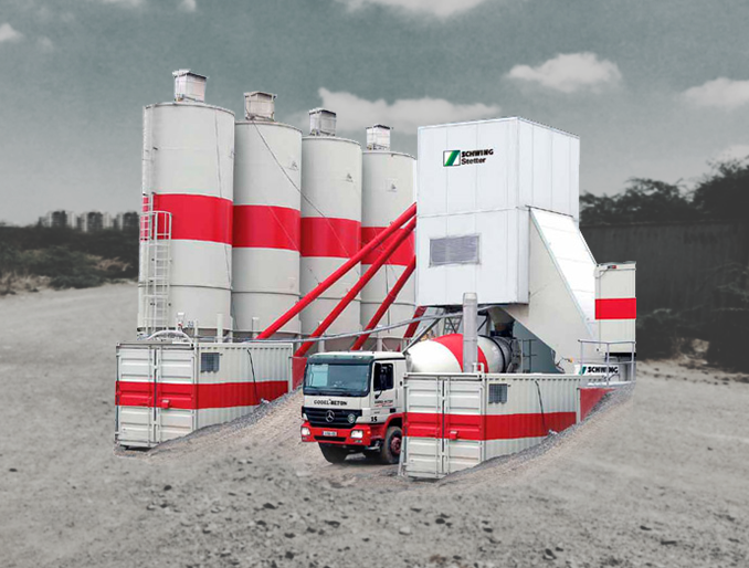 Planta de mezclado centralizado de concreto Schwing-stetter M1