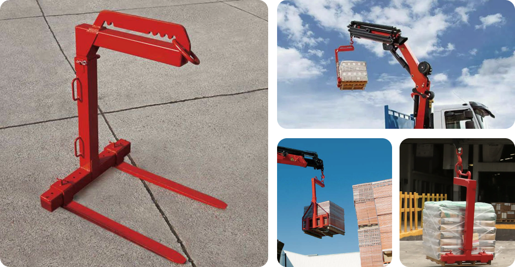 Portapallets para grúas