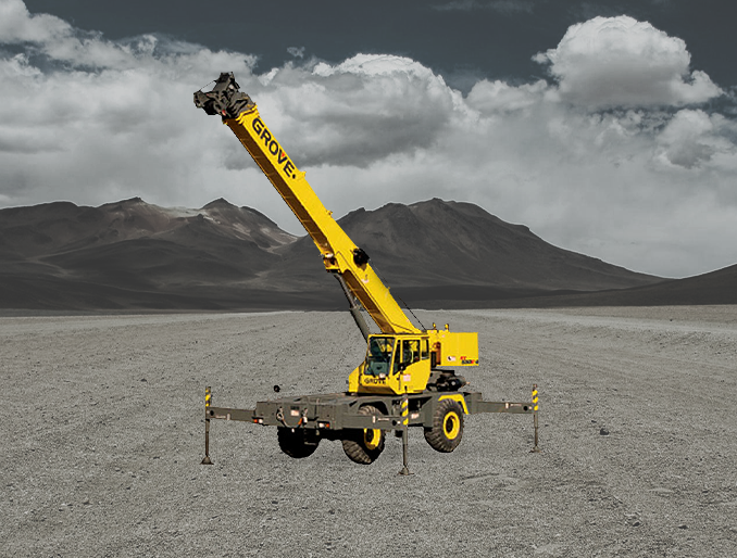 Grúa para terrenos difíciles Grove RT530E-2