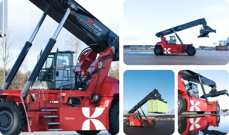 Reachstackers eléctricos marca Kalmar